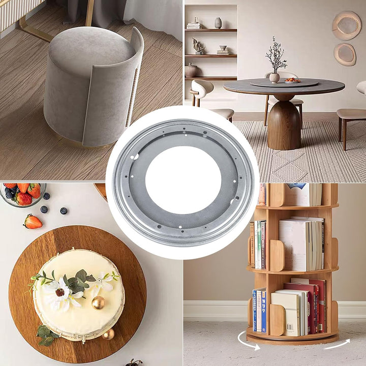 HSTECH 30,5 cm Lazy Susan, 362,9 kg drehbare Lagerplatte, robust für drehbaren Tisch, Bücherkoffer,