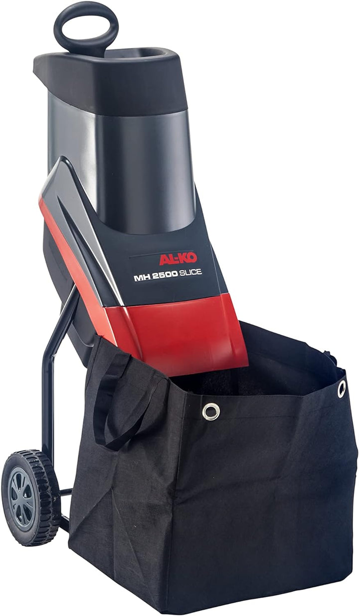 AL-KO Messerhäcksler MH 2500 Slice, 2500 W Leistung, max. 40 mm Aststärke, 50 L Fangbox, Grau 2500 W