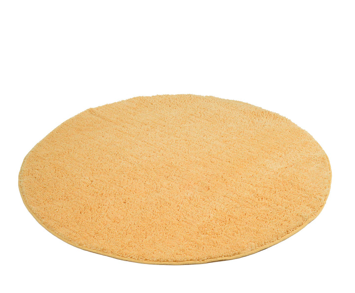Gözze Mikrofaser Badteppich, rund 110 cm Durchmesser, RIO, Sonnengelb, 1025-13-110000 RIO Ø 110 cm S