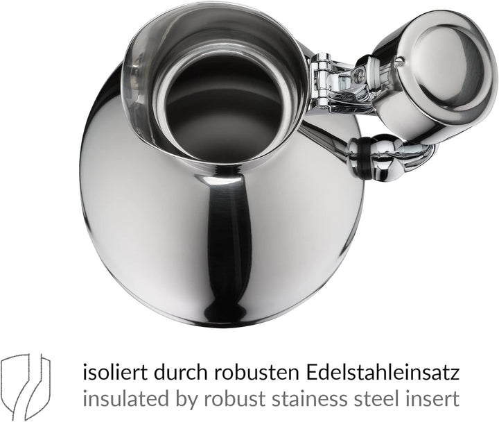 alfi Thermoskanne Hotello, doppelwandiger Edelstahl poliert 1,5l, geignet für Hotel und Gastronomie,