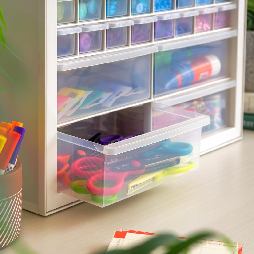 IRIS USA Craft Schrankaufbewahrung, Schrauben-Organizer, Hardware-Aufbewahrungs-Organizer, Schrank m