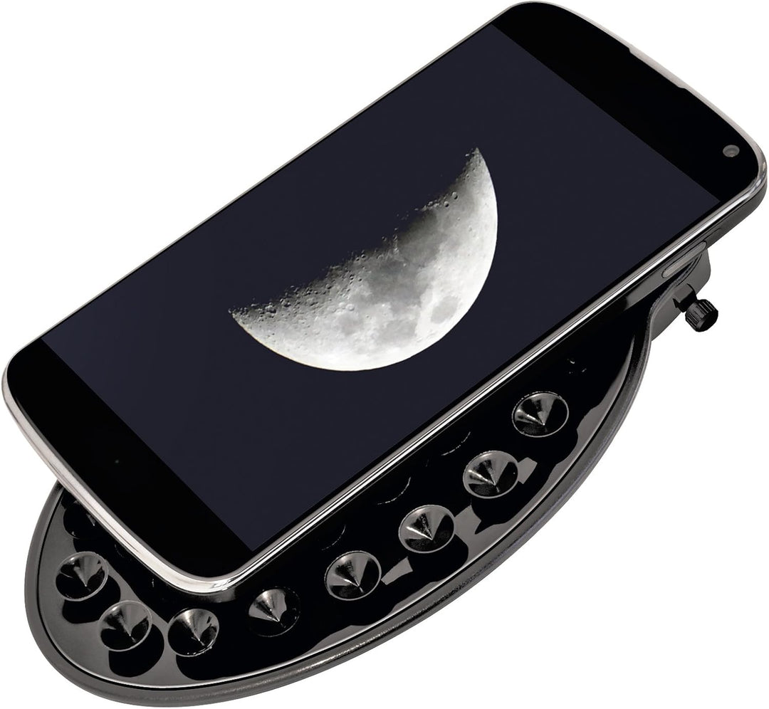 Bresser Refraktor Einsteiger Teleskop Stellar 60/800 mit Smartphone Kamera Adapter und hochwertigem