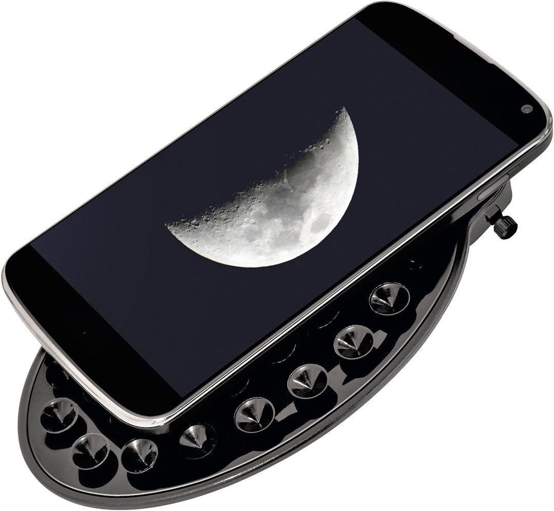 Bresser Spiegelteleskop Venus 76/700 Azimutal mit Smartphone Kamera Adapter und hochwertigem Objekti
