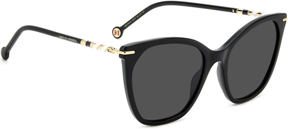 Carolina Herrera Unisex Her 0091/s Sunglasses, 807/IR Black, 56