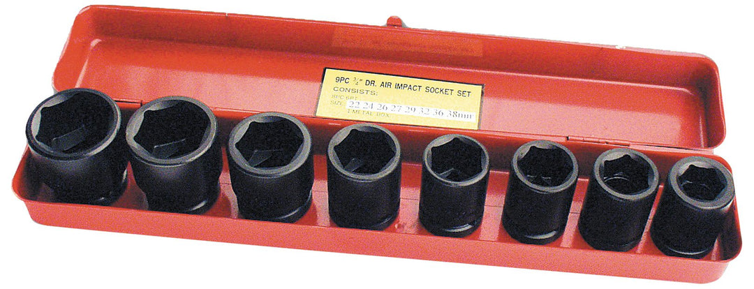Mannesmann Kraftstecknuss-Satz 3/4" 8-tlg. im Kasten, M 1517