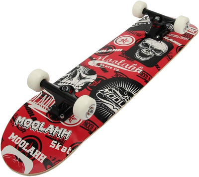 FunTomia Skateboard mit Mach1 Kugellager Rollenhärte 100A und 100% 7-lagigem Ahornholz Skate Board m