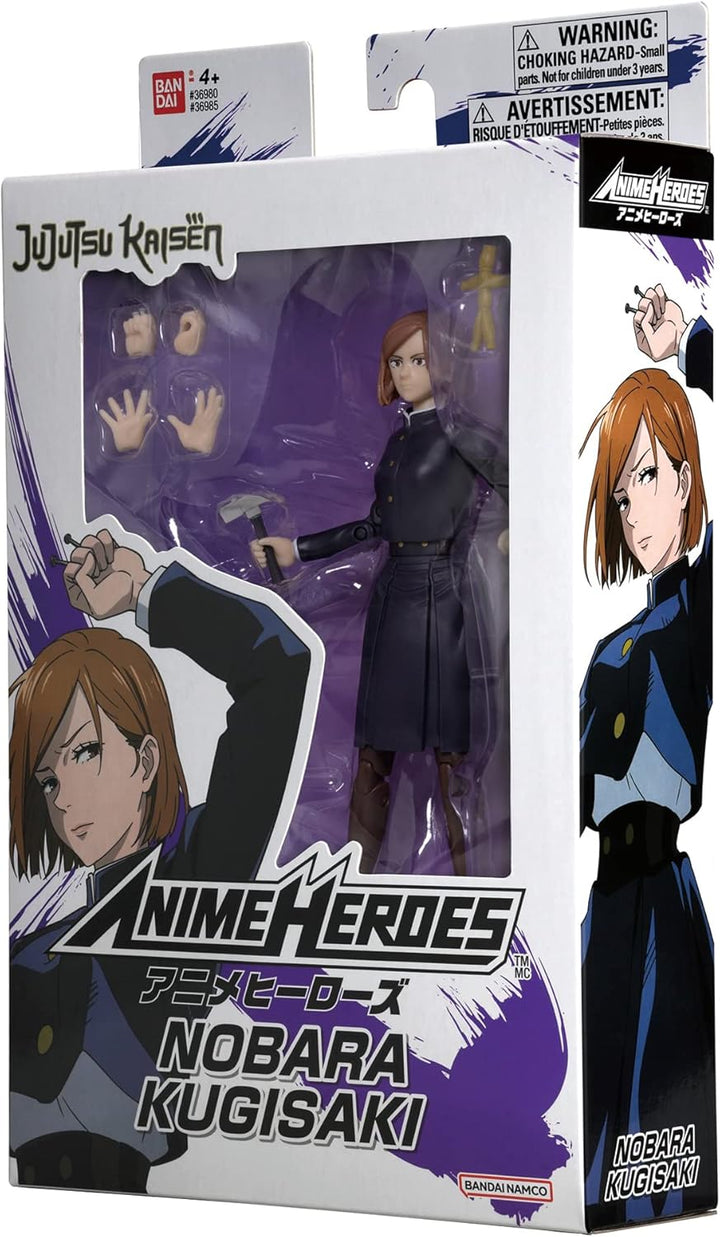 BANDAI - Anime Heroes - Jujutsu Kaisen - Action Figur 17 cm - Kugisaki Nobara - Gelenkfigur Nobara -