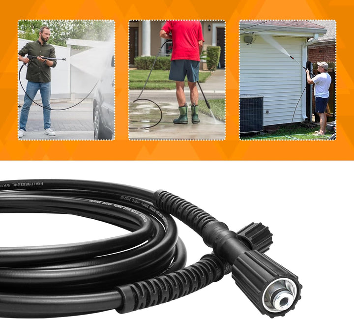 Fai Top 10M Hochdruckreinigerschlauch M22 Anschluss,Hochdruckschlauch Verlängerungsschlauch für Karc