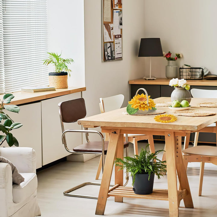 Weldomcor Häkel-Starterset für Anfänger Pflanze Häkelset Häckeln Stricken für Anfänger Set für DIY-H