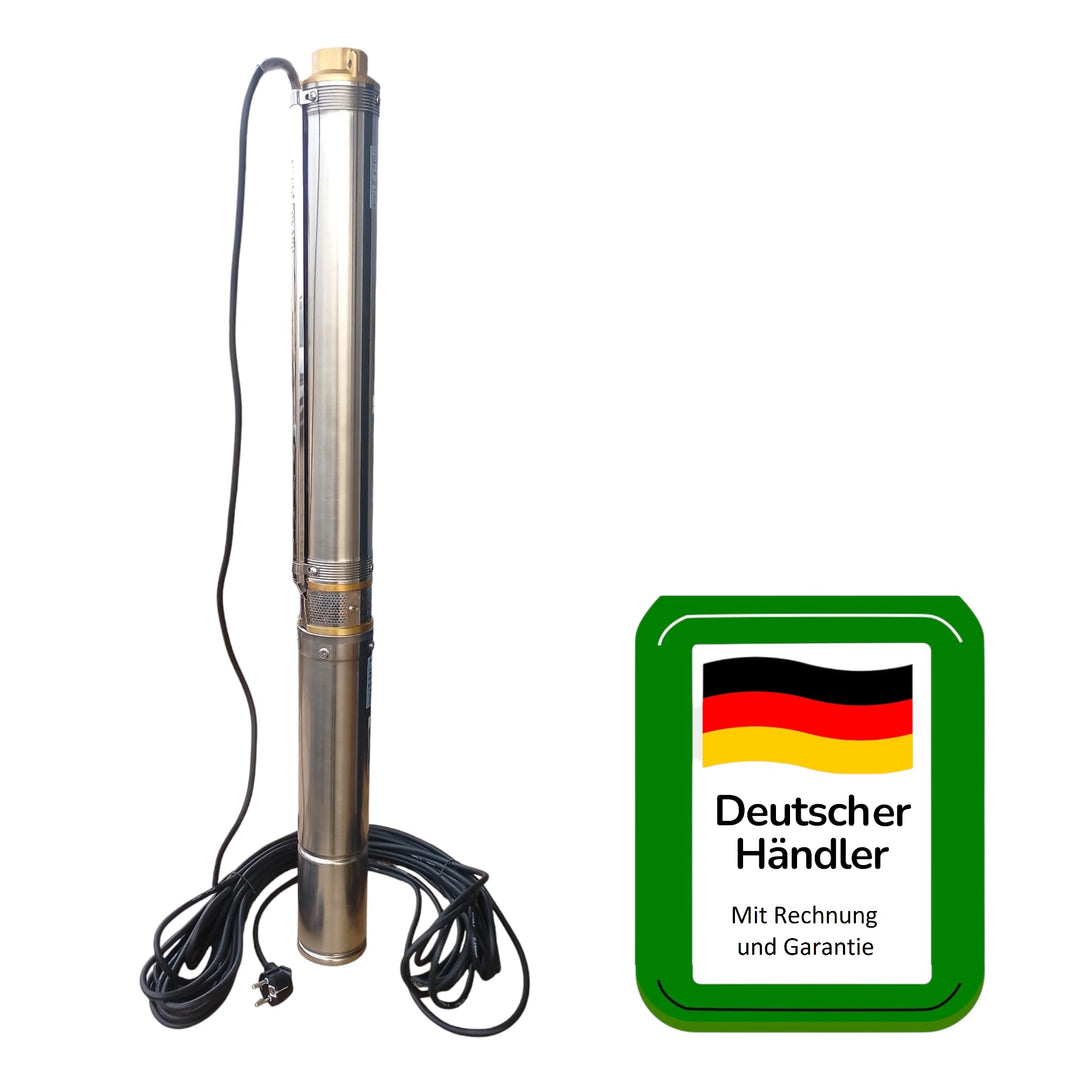 Tiefbrunnenpumpe Brunnenpumpe 550W 2,5" 8 bar 45 l/min 2,5 Zoll