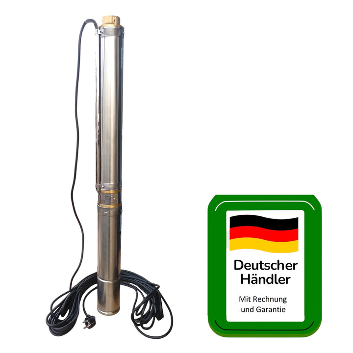Tiefbrunnenpumpe Brunnenpumpe 550W 2,5" 8 bar 45 l/min 2,5 Zoll