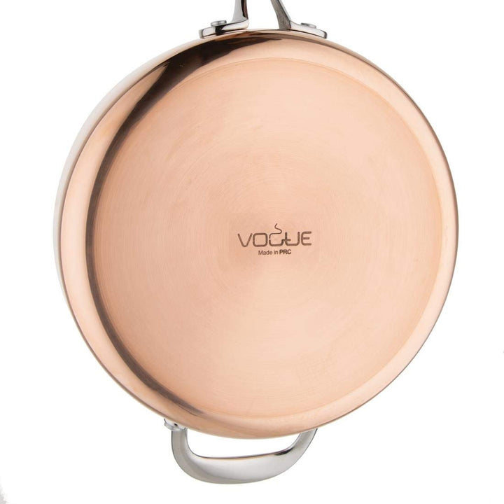 Vogue CM676, dreiwandige Bratpfanne aus Kupfer, 240 mm 60(H) x 240(Ø)mm, 60(H) x 240(Ø)mm