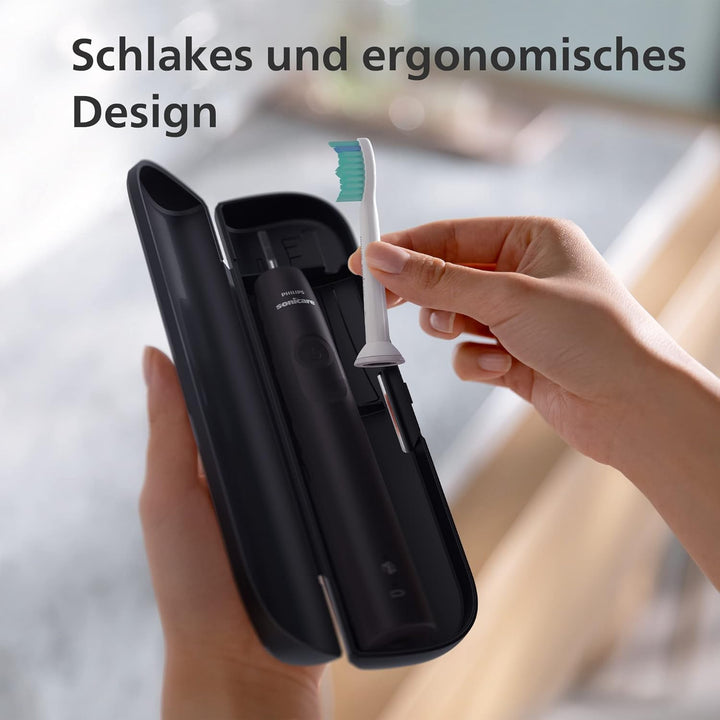 Philips Sonicare 3100 elektrische Zahnbürste, Schallzahnbürste, Andruckkontrolle und Timer, Sugar Ro