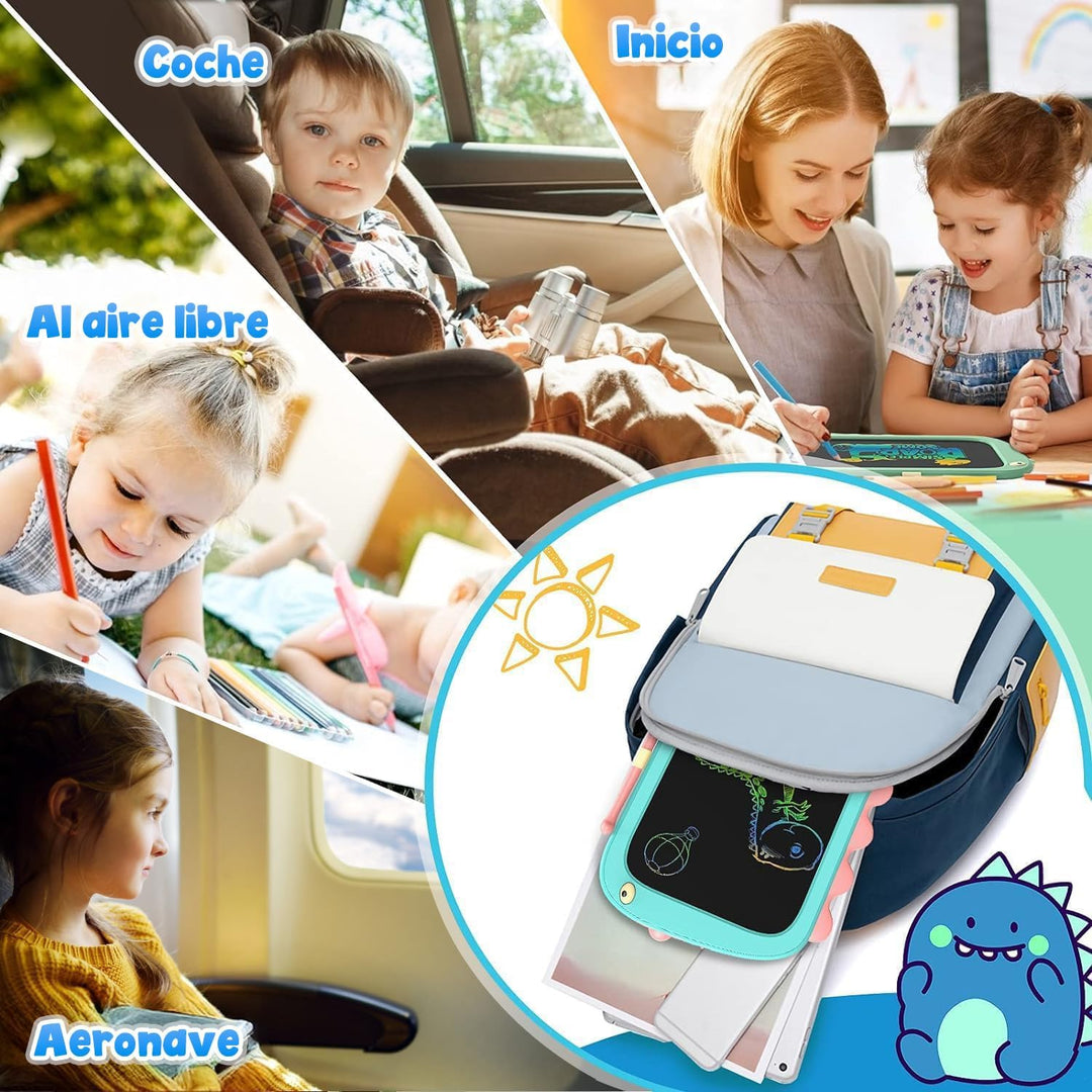 ORSEN LCD Schreibtafel Spielzeug ab 3 4 5 6 7 8 Jahre alt Junge Mädchen, 8,5-Zoll Bildschirm Zeichen