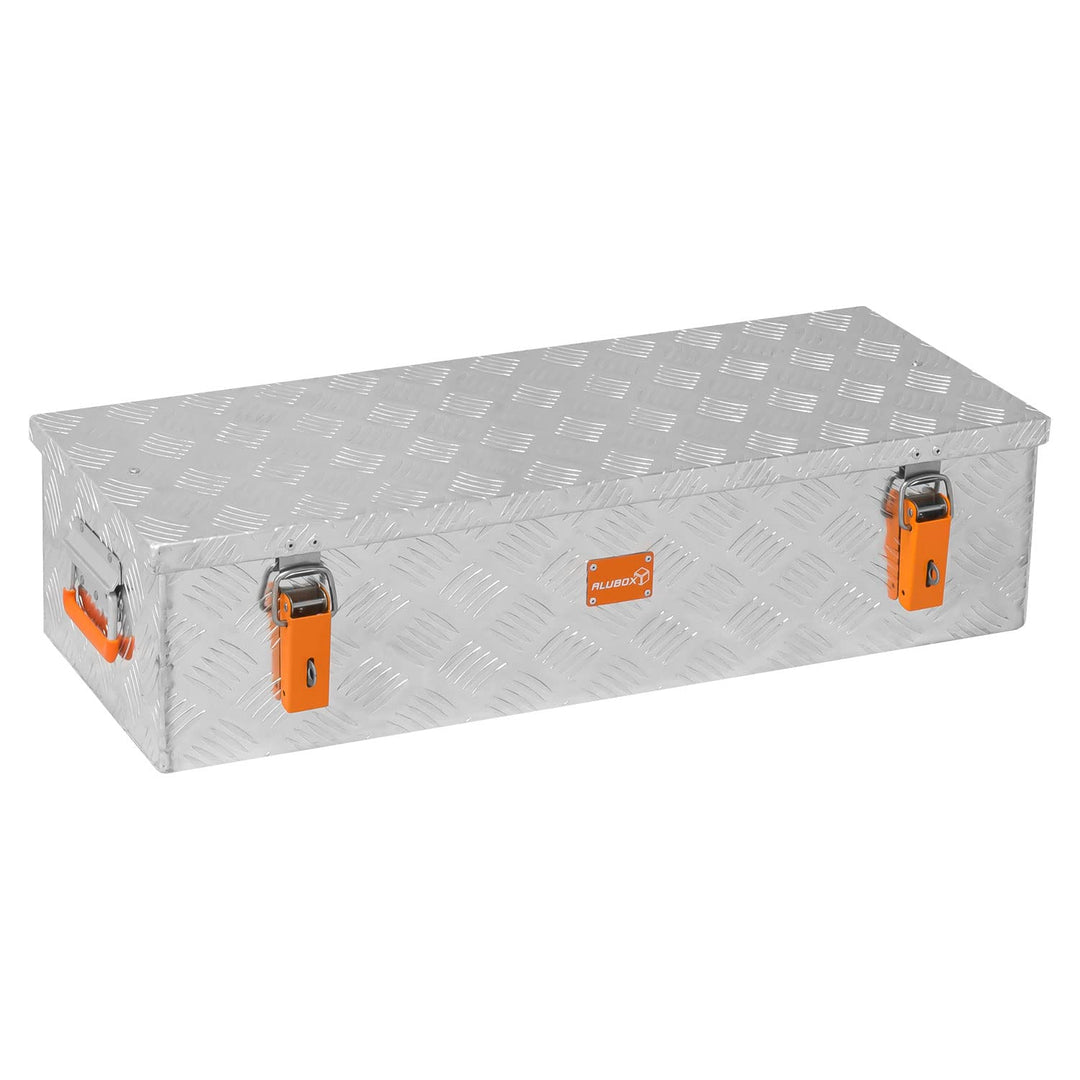 alubox Werkzeugkiste Riffelblech ABX-RL48 Aluminium 1,5mm Werkzeugkiste leicht und robust 48 Liter 0