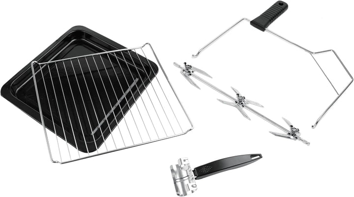 ROMMELSBACHER Back & Grill Ofen BG 1805/E - 42 Liter Backraum, 7 Heizarten, Umluft, Drehspiess, Temp