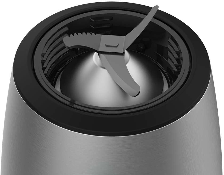 Cecotec Elektrischer Mixer Power Black Titanium 2300MAX aus Edelstahl. 1800W, 27800 U/min, Klingen a