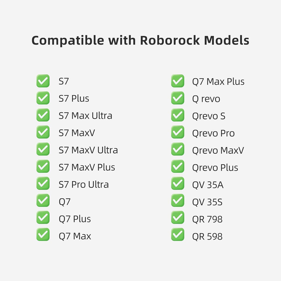 3 Hauptbürsten kompatibel für Roborock S7 / S7+, S7 Max Ultra, S7 MaxV / S7 MaxV Ultra / S7 MaxV Plu