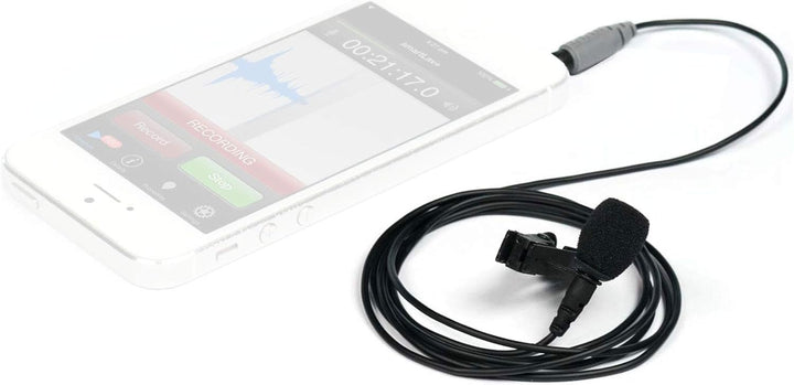Rode SmartLav+ Ansteck-, Lavalier-Mikrofon für Smartphone/Tablet + keepdrum WS05 Mini Fell-Windschut