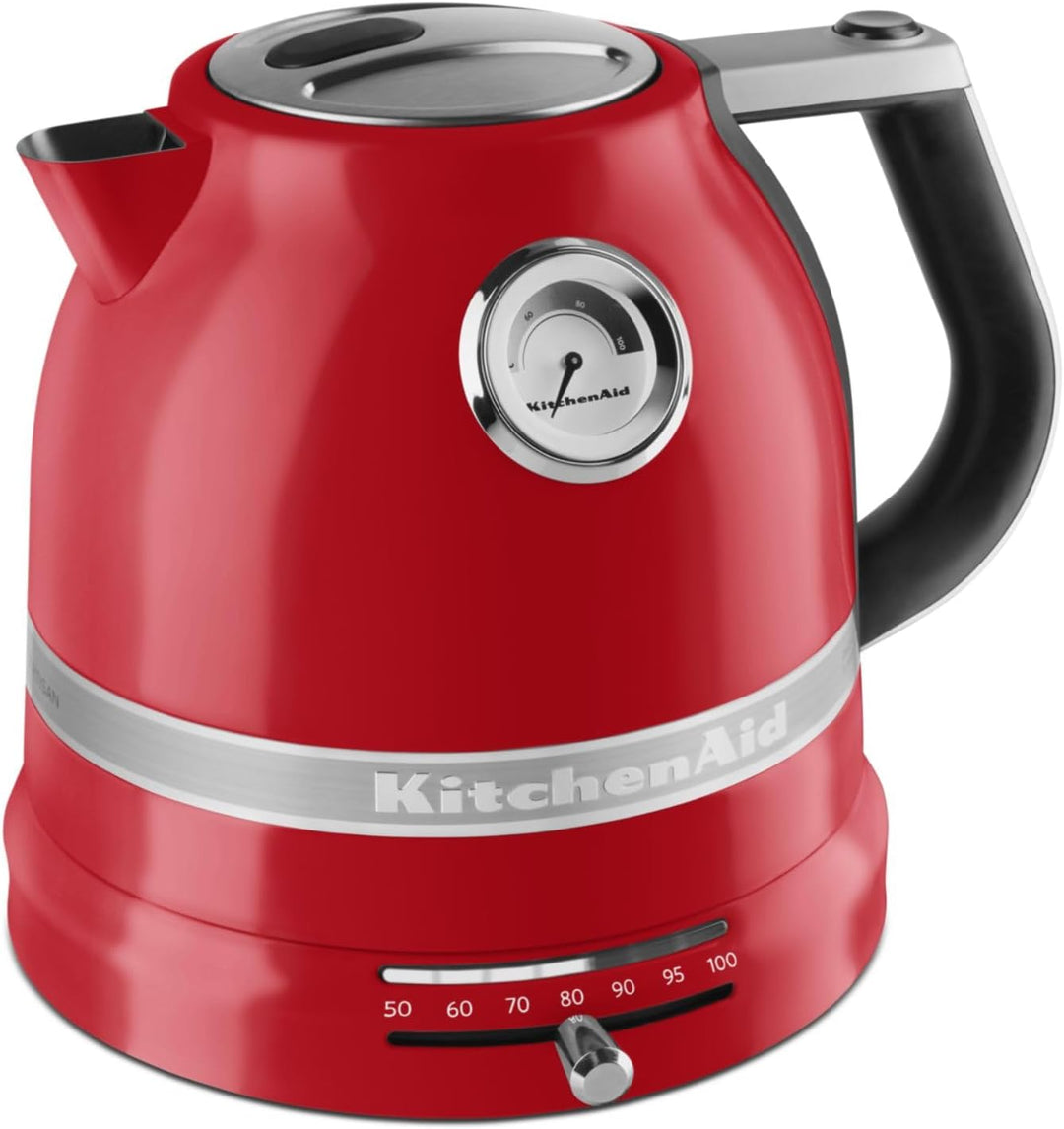 KitchenAid 5KEK1522EER Wasserkocher Serie Artisan, empire rot 1.5 Liter Empire Rot, 1.5 Liter Empire
