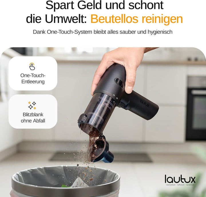 Turbotastic Pro 2 Handstaubsauger – 120W, 18.000Pa, bis 60 Min Laufzeit, HEPA-Filter, LED-Display, 4