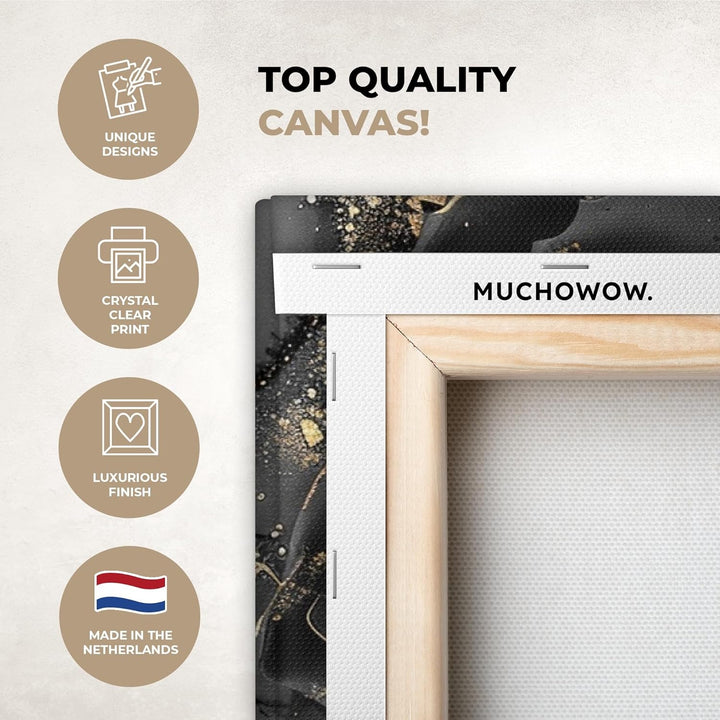 MuchoWow© Leinwandbild Gross 120x80 cm XXL Dekoration Wohnzimmer Bilder Pictures Wall Decoration Liv