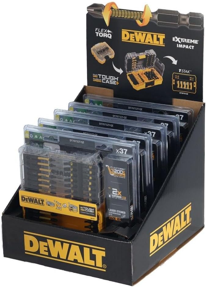 Dewalt DT70732T-QZ Koffer Tough, 37-teilig 37 pcs (Maj Torx), 37 pcs (Maj Torx)