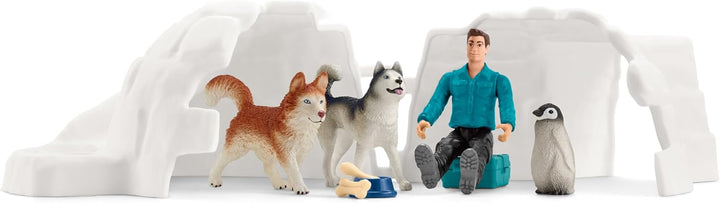 schleich 42624 Antarktis Expedition Nat Geo, für Kinder ab 3+ Jahren, WILD LIFE - Spielset Single, S