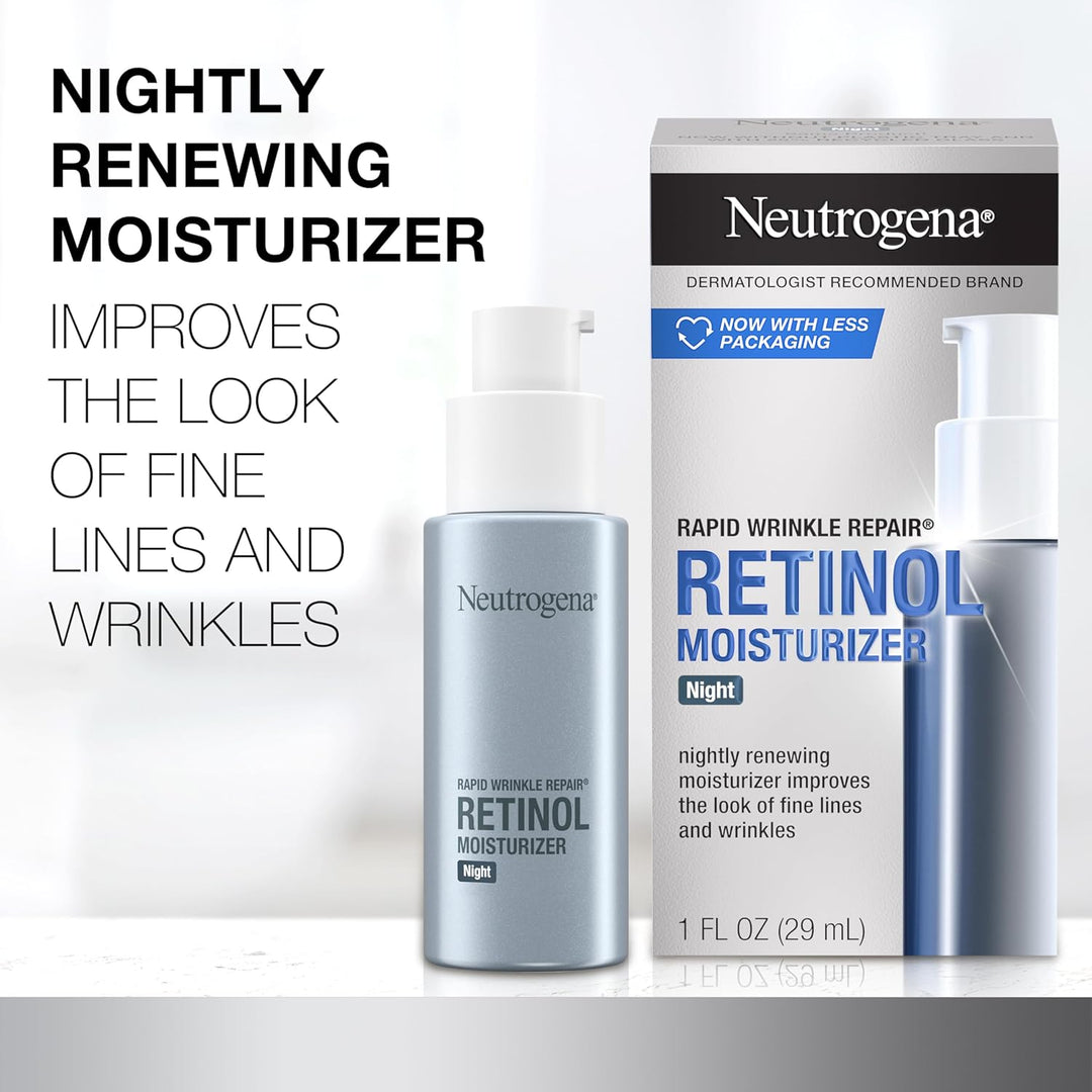 Neutrogena Rapid Wrinkle Repair Night Moisturizer - Nachtpflege, feuchtigkeitsspendend - Anti Agin,