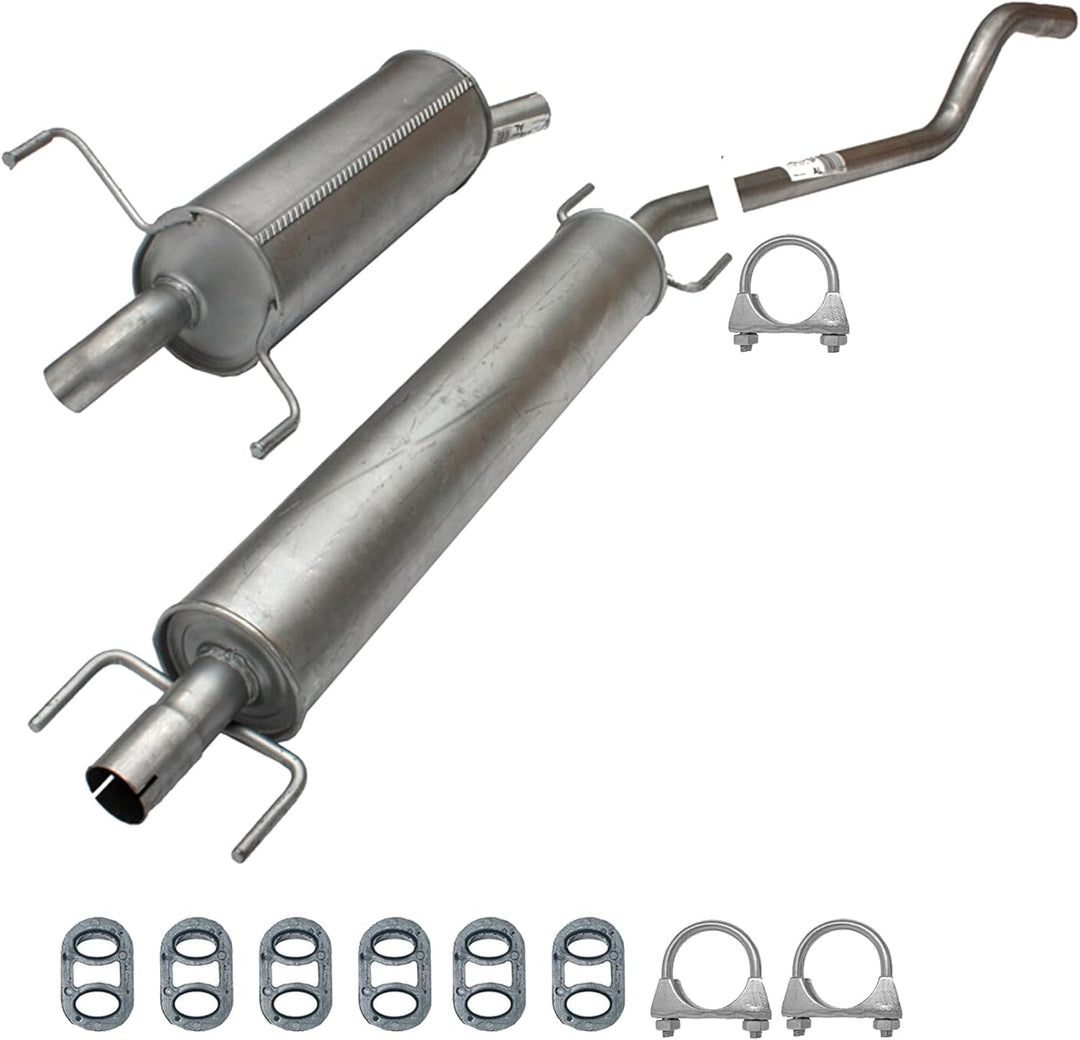 Ferroz Export Ersatz für Auspuffanlage Auspuff ab Kat Opel Astra H 1.6 & 1.8 + Anbaukit