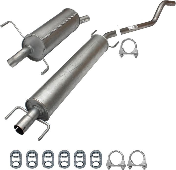 Ferroz Export Ersatz für Auspuffanlage Auspuff ab Kat Opel Astra H 1.6 & 1.8 + Anbaukit