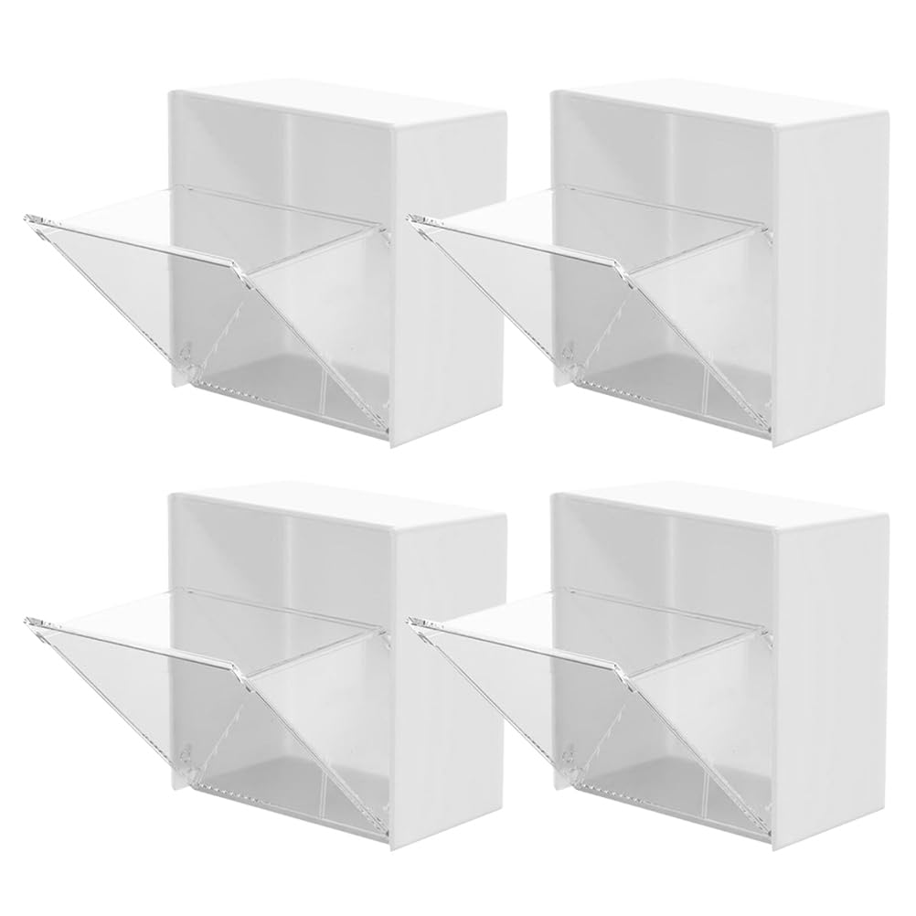 Alipis Wandorganisator Kosmetik Aufbewahrungsbox Mit Staubschutz 3 Fächer 3.35X3.35X1.77 Zoll Wandmo