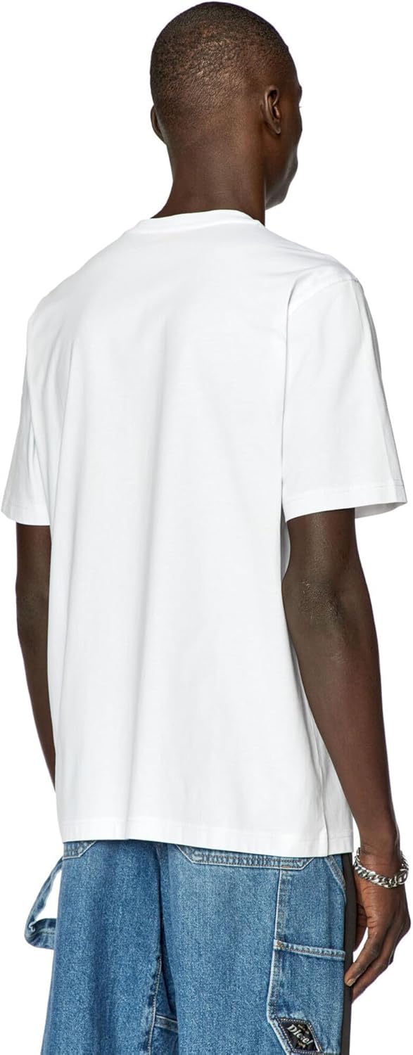 Diesel Herren T-Shirt XL 100-0 Catm, XL 100-0 Catm