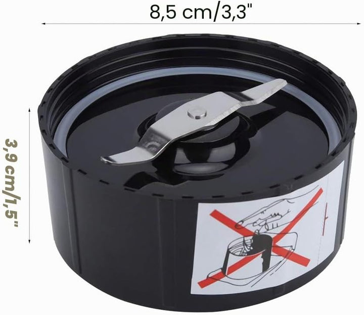 Mixer Blade Ersatz, Extractor Cross/Flat Blade Ersatzteile, Kompatibel mit Magic 250W Mixer, mit Gum