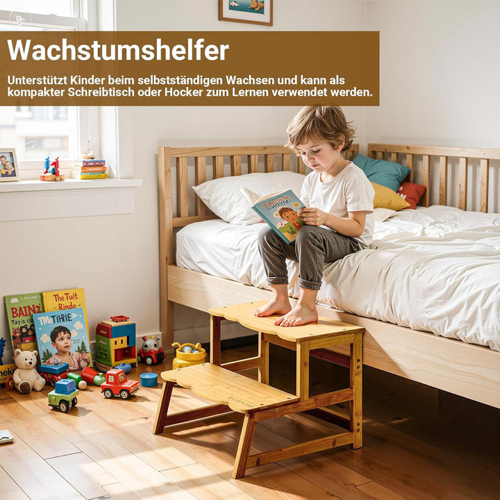 COSYLAND Lernturm ab 1 Jahr & 2 Jahre – Montessori Lernturm für Kinder – Sicherer Learning Tower & T