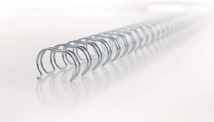 WireBind Drahtbinderücken, 100 Stück, 9.5mm, silber silber 9.5mm, silber 9.5mm