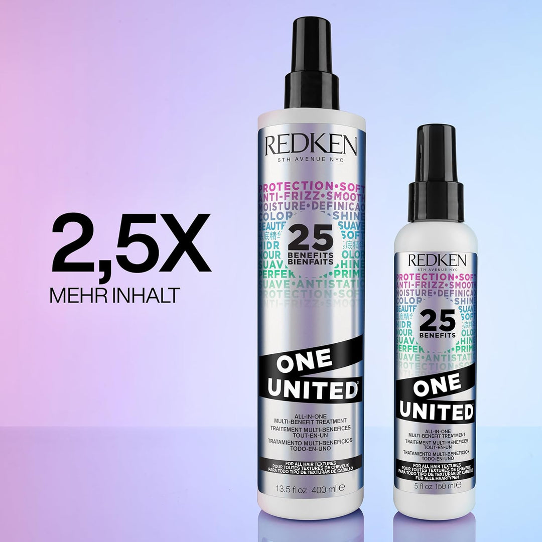 Redken | Multi-Benefit-Treatment, Feuchtigkeitsspendendes Pflege-Spray für alle Haartypen, Hitzeschu