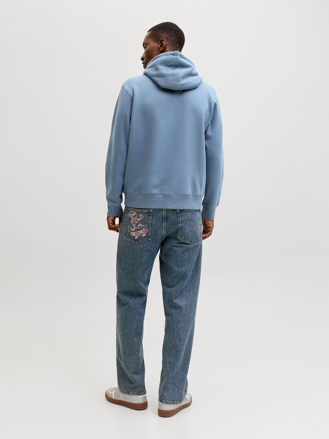 JACK & JONES Herren Hoodie Kapuzenpullover JJESTAR JJ Sweat Hood - Relaxed Fit XS Blue Mirage, XS Bl