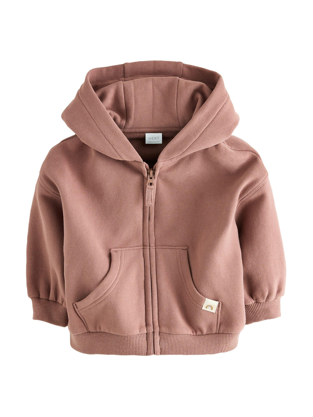 NEXT Mädchen Standard Kapuzenjacke 62-122 116-122 Mocha Brown, 116-122 Mocha Brown