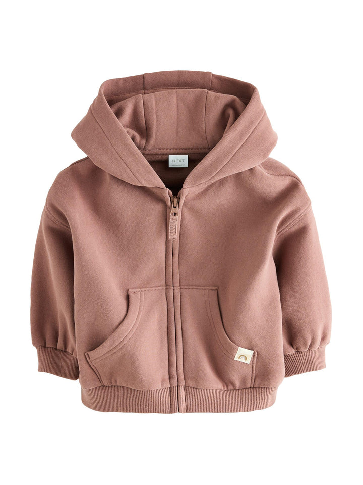 NEXT Mädchen Standard Kapuzenjacke 62-122 116-122 Mocha Brown, 116-122 Mocha Brown