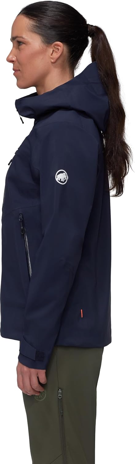 Mammut Damen Alto Guide Hooded Hardshelljacke mit Kapuze XS marine, XS marine