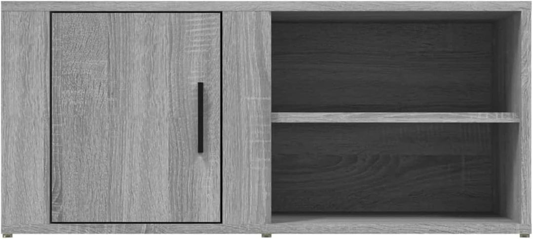 Tidyard TV Schrank mit 3 Fächer Lowboard TV Möbel Fernsehschrank Fernsehtisch TV Board Fernsehmöbel