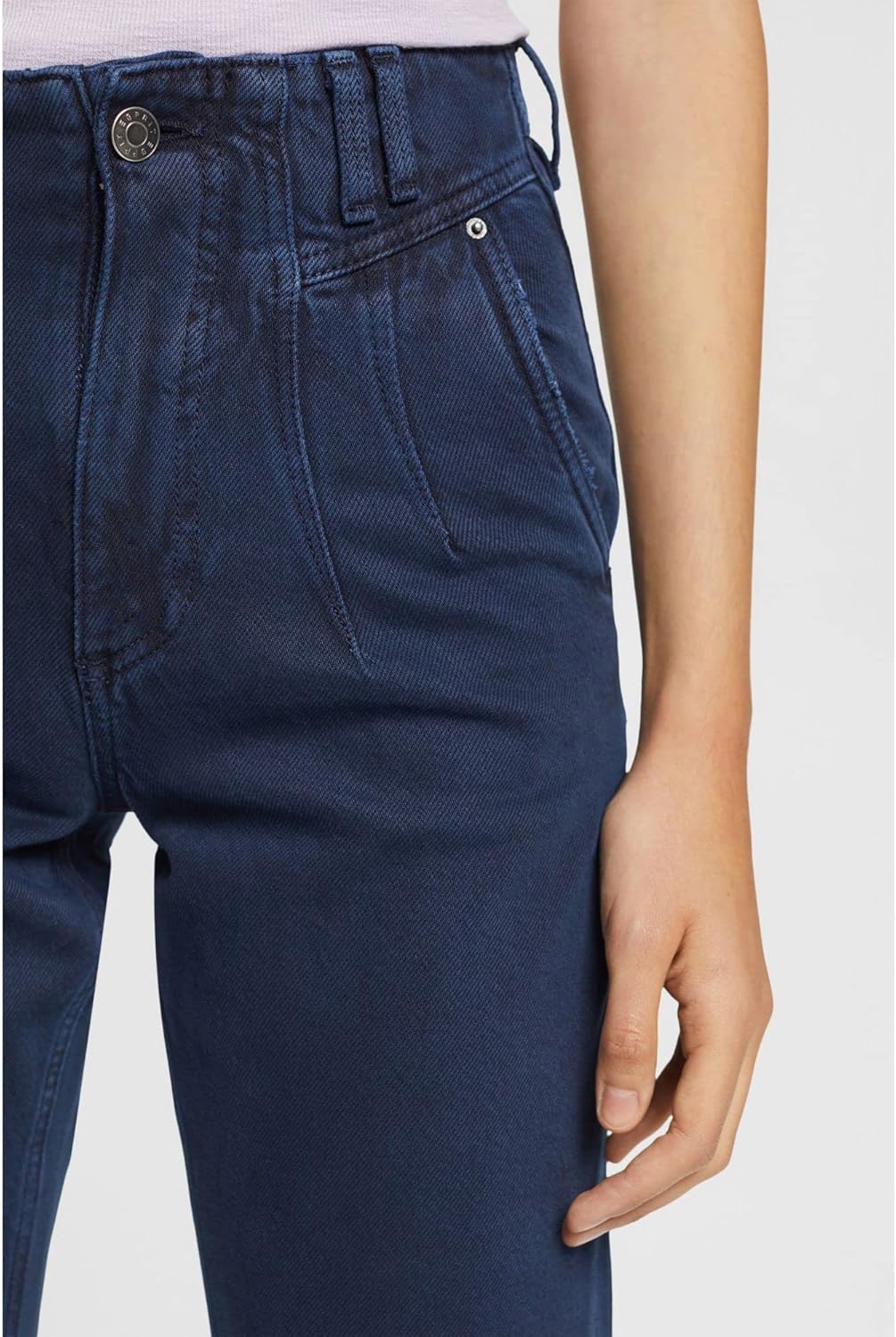 ESPRIT Damen Hose 27 400/Navy, 27 400/Navy