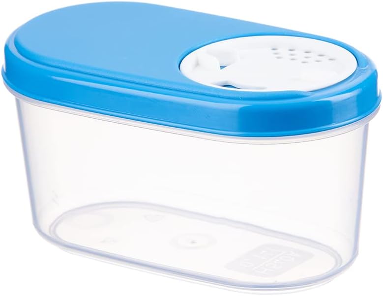Kigima Gewürzdosen Schüttdosen Streudosen Vorratsdosen 0,14L (6 Stk) Blau 0,14l (6 pièces) Blau, 0,1