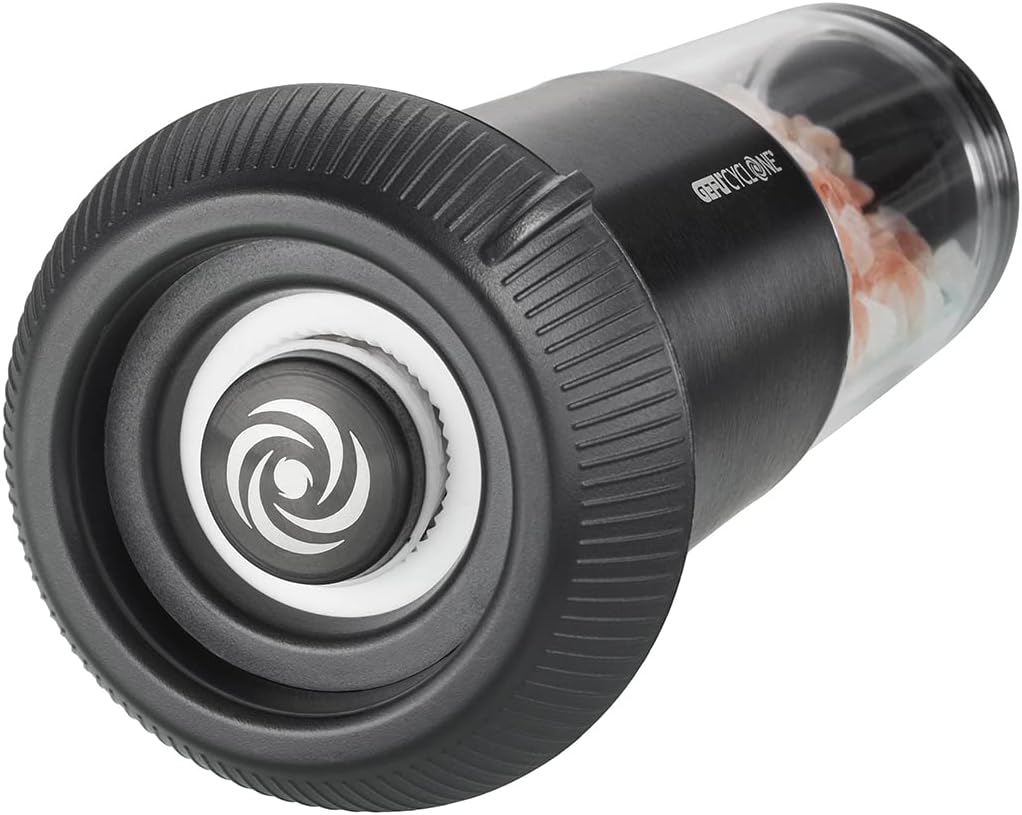 GEFU Salz- oder Pfeffermühle X-Plosion, Edelstahl, Gewürzmühle für Salz oder Pfeffer, Keramikmahlwer