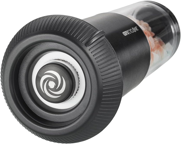 GEFU Salz- oder Pfeffermühle X-Plosion, Edelstahl, Gewürzmühle für Salz oder Pfeffer, Keramikmahlwer
