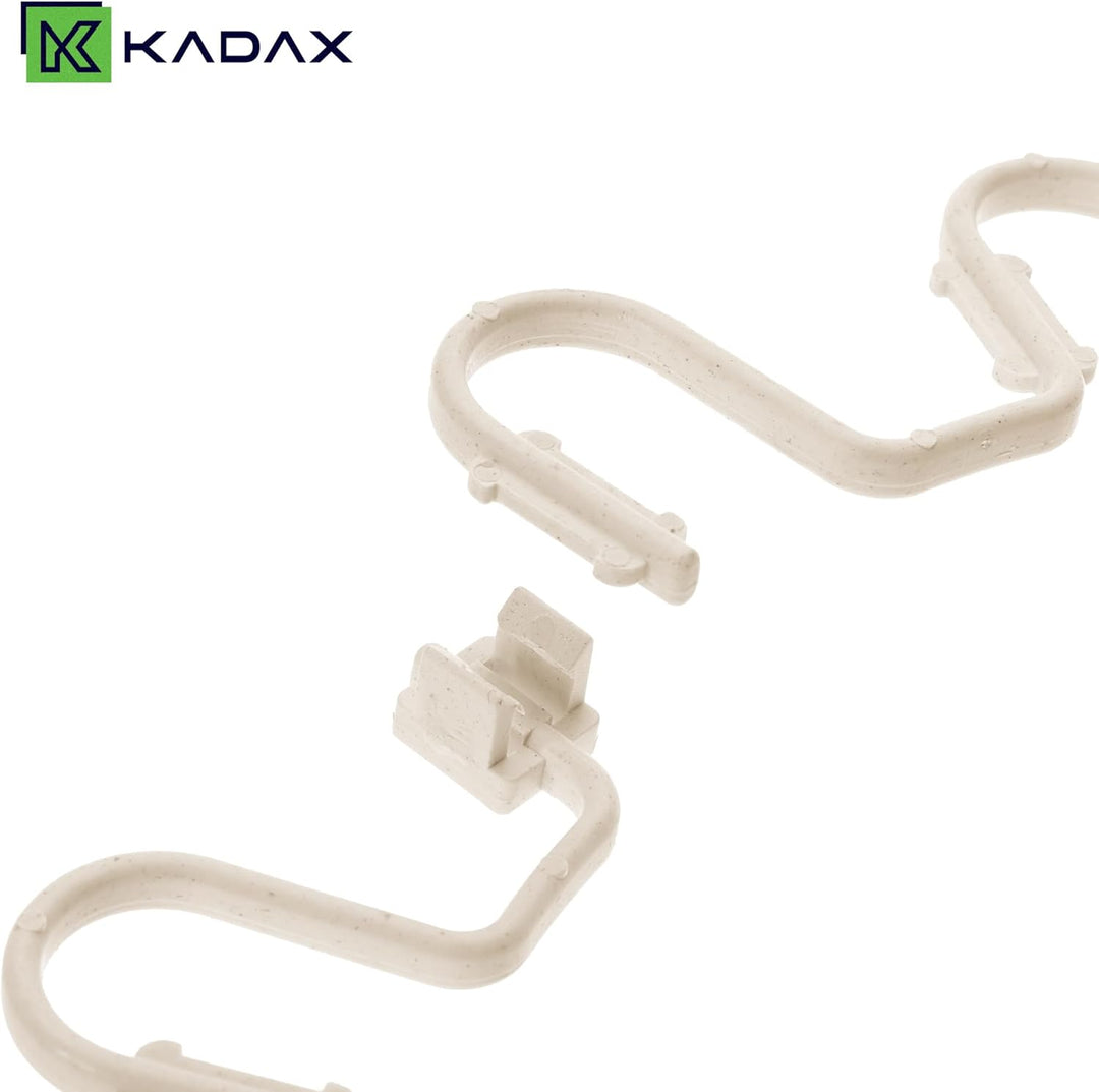 KADAX Staudenhalter Rund Ø 21 cm im 10er Set, Pflanzenhalter aus Kunststoff, Pflanzenstütze, Stauden