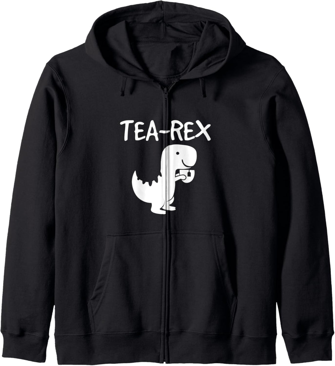 Tea Rex Dinosaurier Trinktee Tyrannosaurus Witz Kapuzenjacke