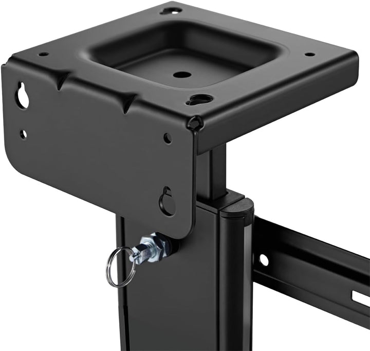 LogiLink EO0073 - PC-Halterung zur Untertisch- oder Wandmontage, Tragkraft bis 20 kg, Farbe: Schwarz