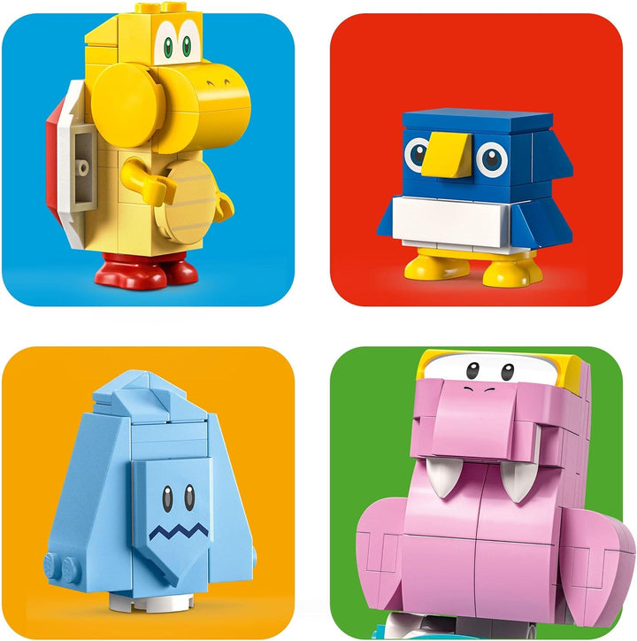 LEGO Super Mario 71417 Kahlross-Abenteuer – Erweiterungsset mit 4 Figuren zum Kombinieren mit Starte